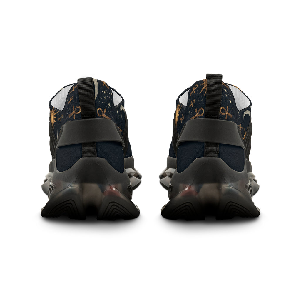 Celestial Men's Mesh Sneakers, Astrology Sneakers