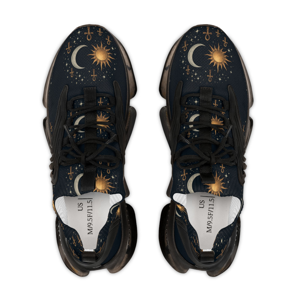 Celestial Men's Mesh Sneakers, Astrology Sneakers