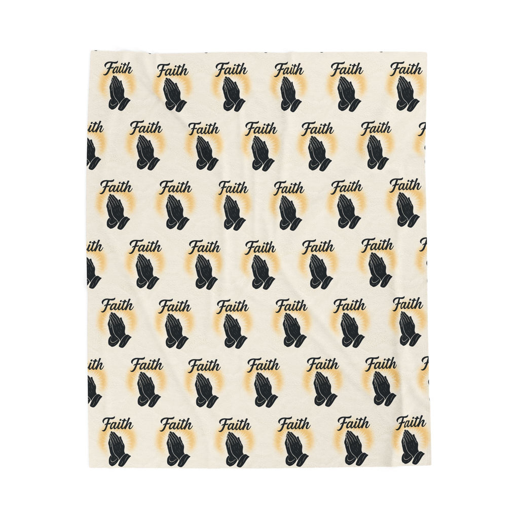 Faith-Inspired Velveteen Plush Blanket