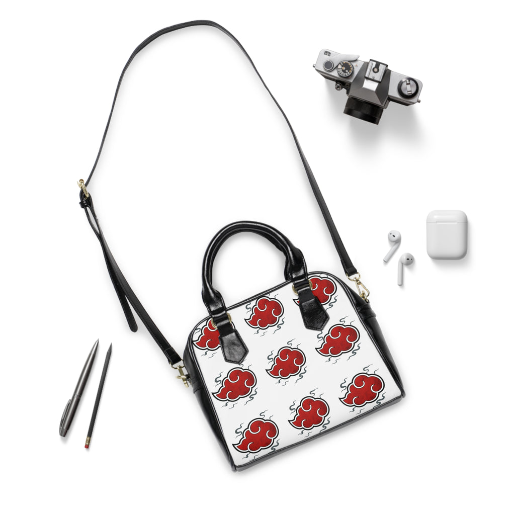 Stylish Anime-Inspired Akatsuki Shoulder Handbag,
