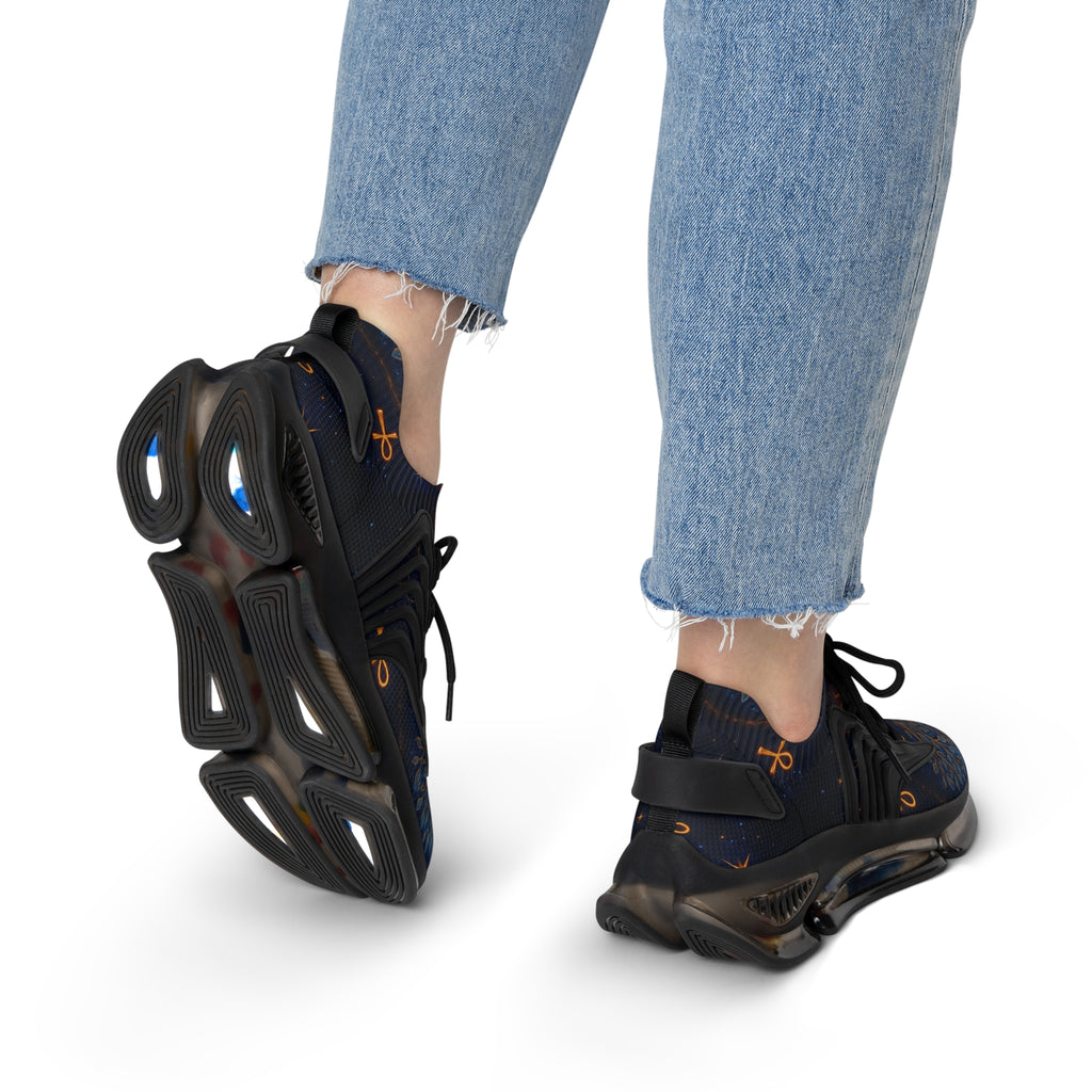 Women's Mesh Sneakers with Tree Of Life Design