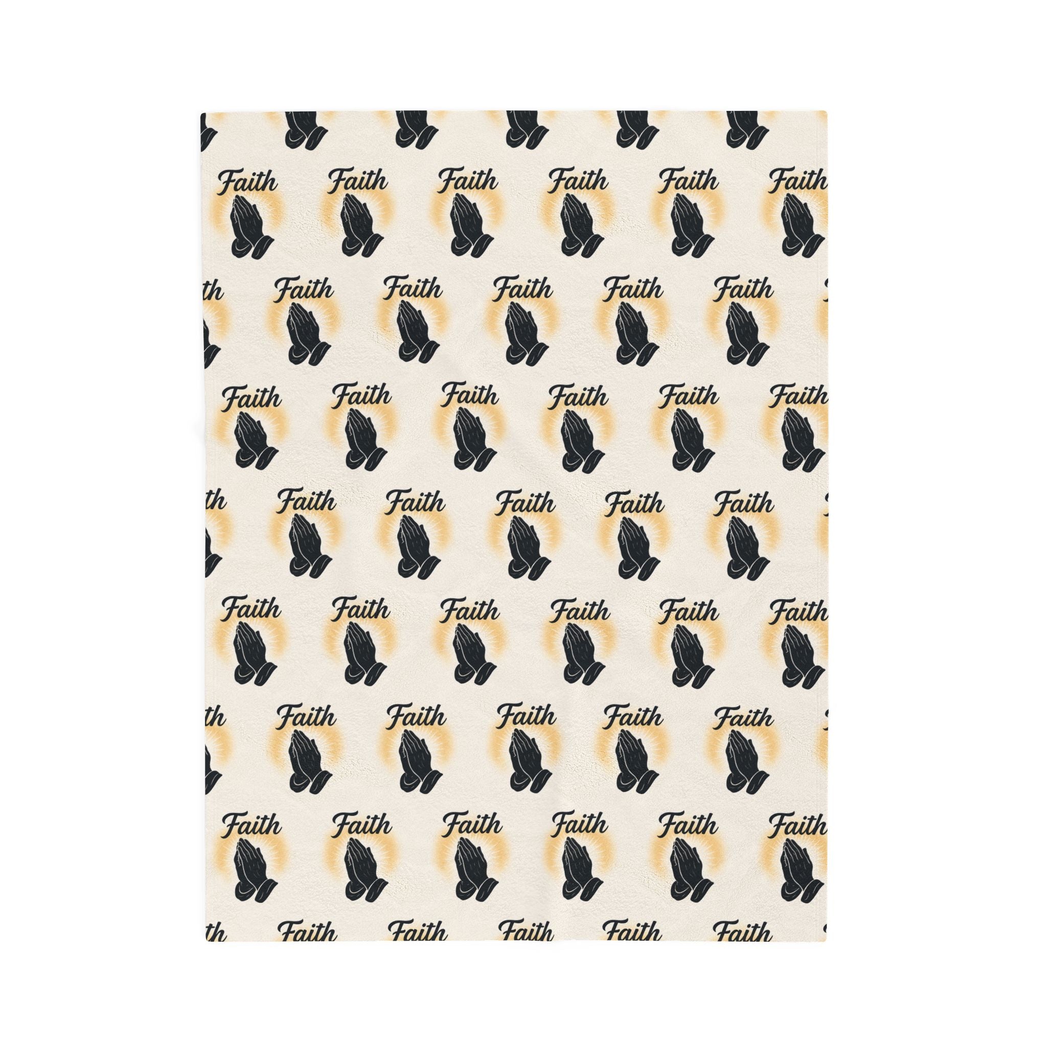 Faith-Inspired Velveteen Plush Blanket