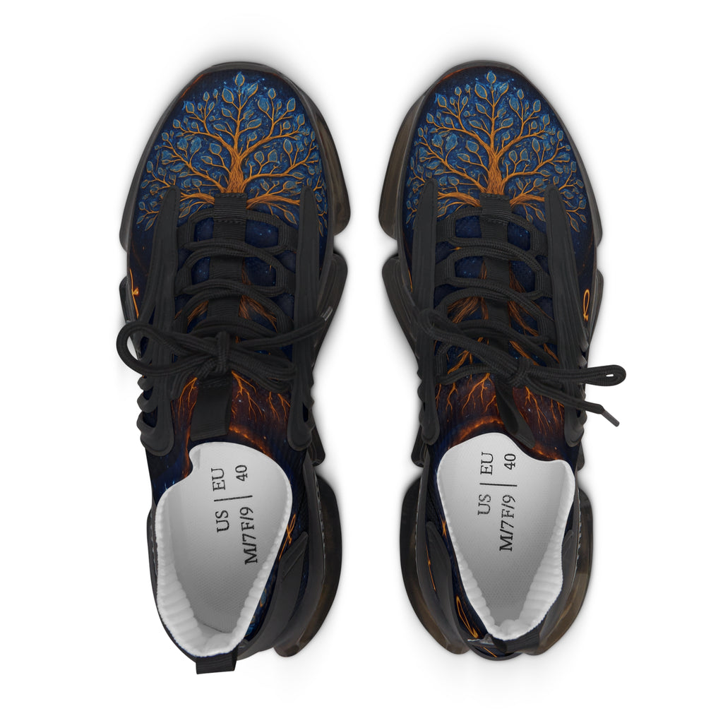 Women's Mesh Sneakers with Tree Of Life Design