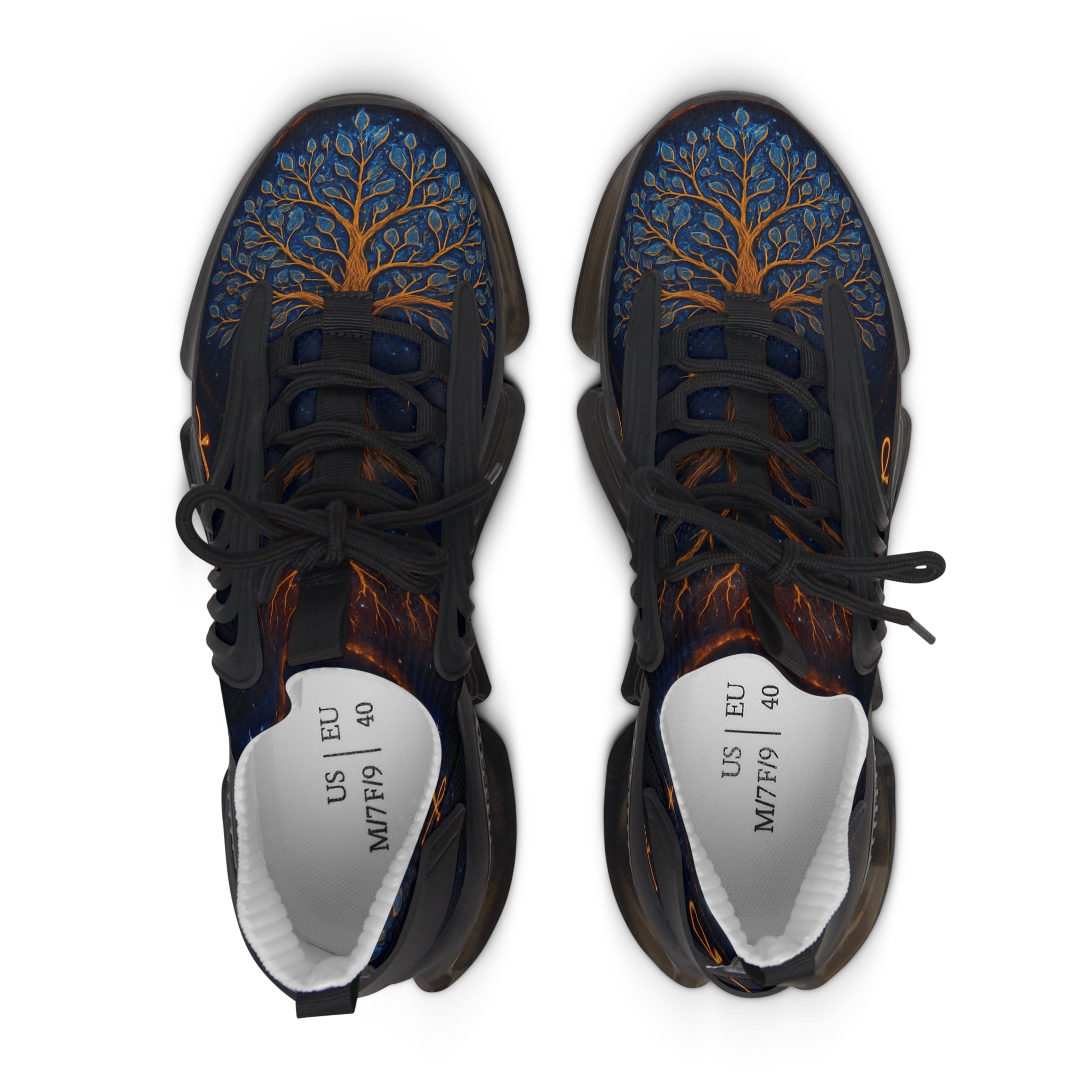 Women's Mesh Sneakers with Tree Of Life Design