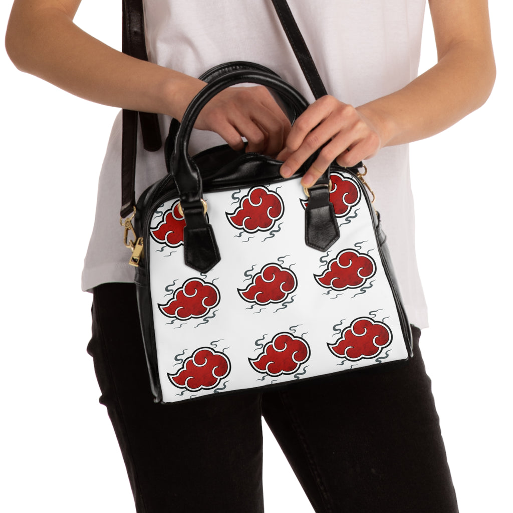 Stylish Anime-Inspired Akatsuki Shoulder Handbag,