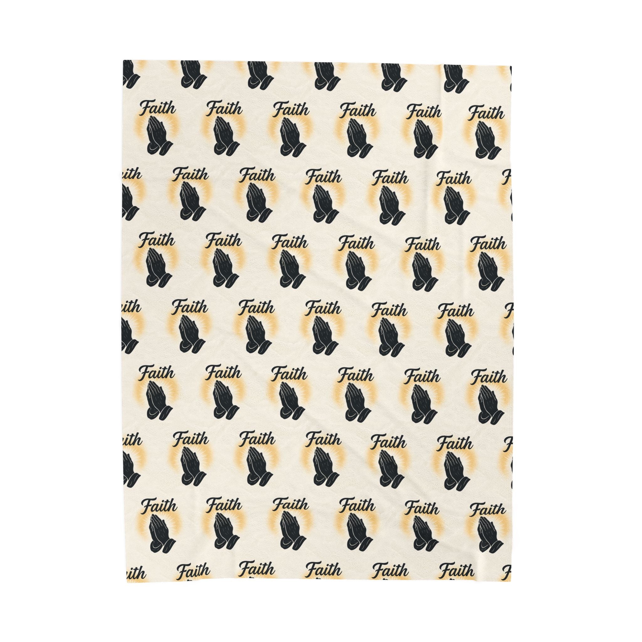 Faith-Inspired Velveteen Plush Blanket