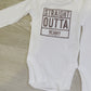 Straight Outta Mommy 0-3 Month old Long Sleeve Baby Tee