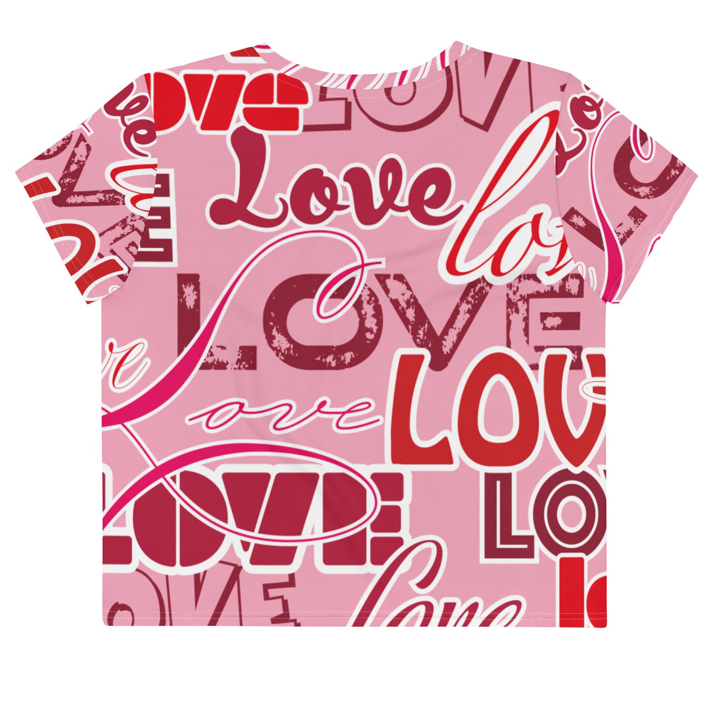 Love Themed Crop Tee