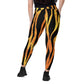 Jungle Print Crossover Leggings with Pockets
