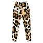 Cheetah Print Crossover Leggings with Pockets