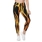 Jungle Print Crossover Leggings with Pockets