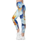 Sunflower Crossover Leggings with Pockets