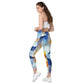 Sunflower Crossover Leggings with Pockets