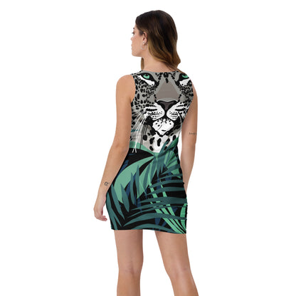 Cheetah Face Sublimation Cut & Sew Dress