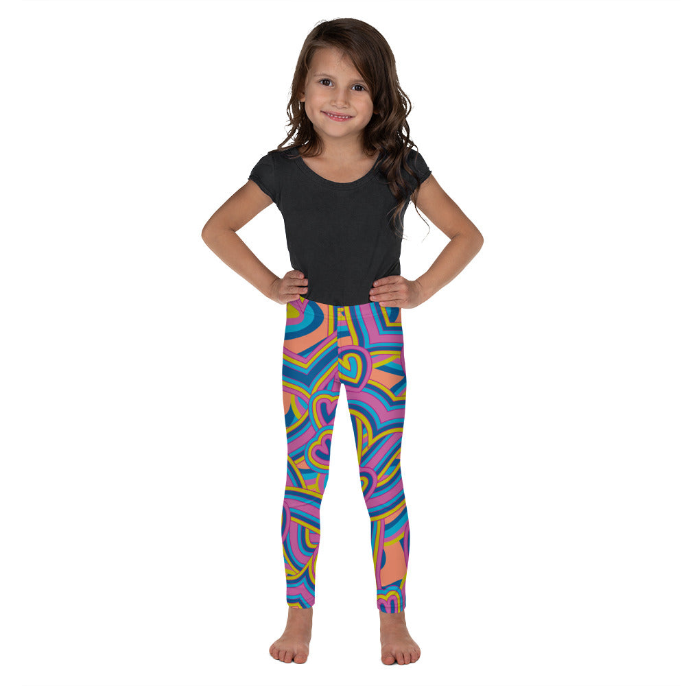 Heart Print Kid's Leggings