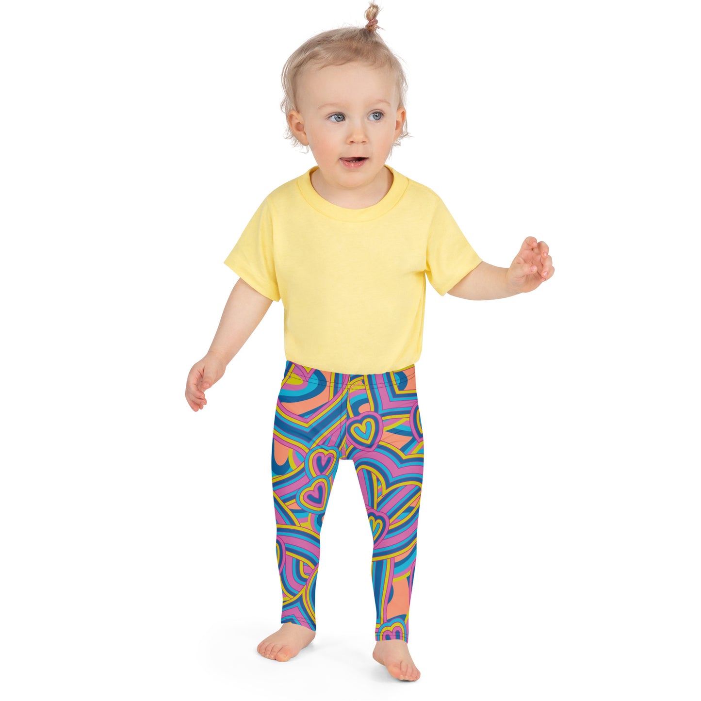 Heart Print Kid's Leggings