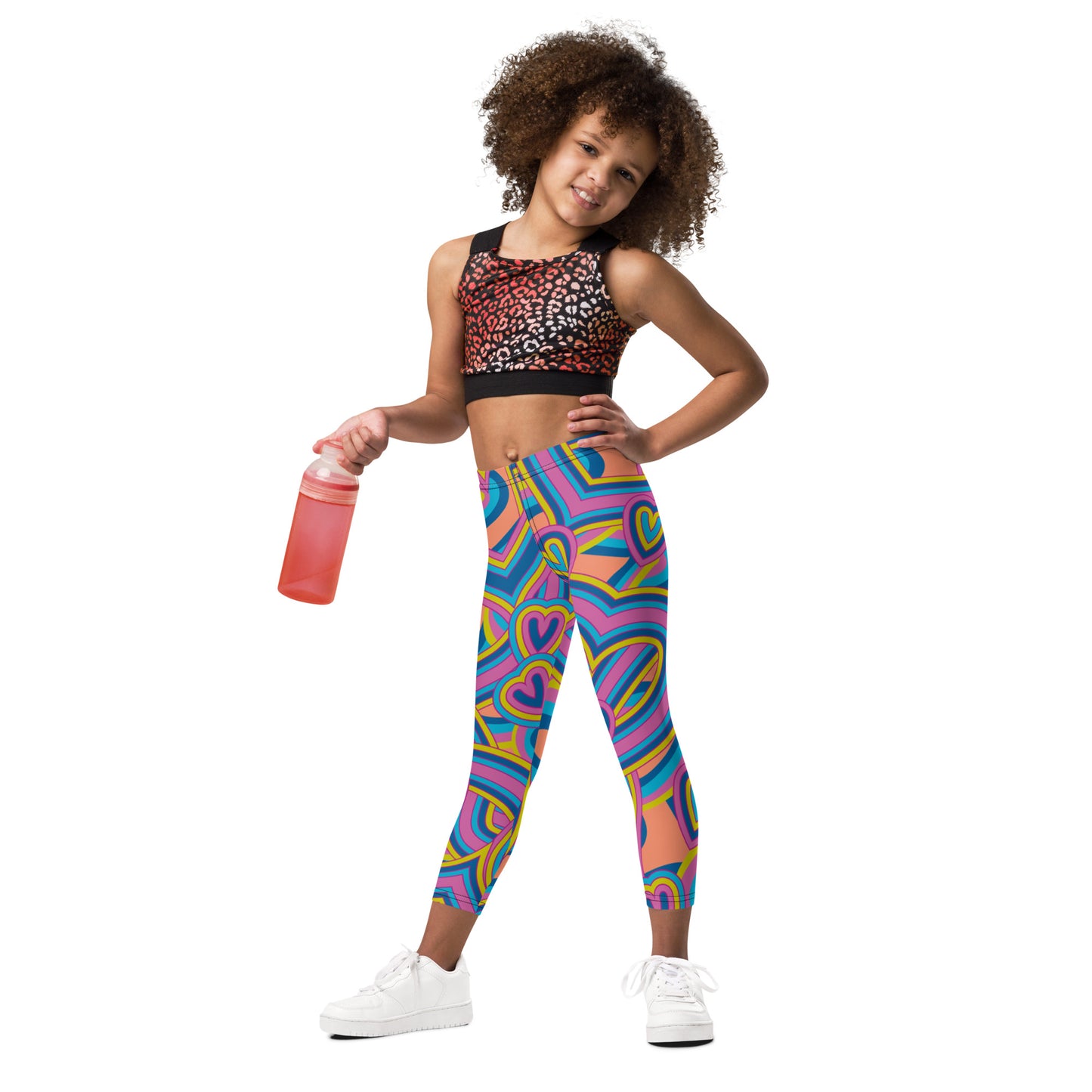 Heart Print Kid's Leggings