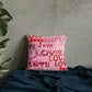 Love Themed Light Premium Pillow