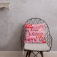 Love Themed Light Premium Pillow