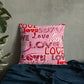 Love Themed Light Premium Pillow
