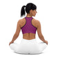 Pink Heart Sports Bra