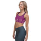 Pink Heart Sports Bra