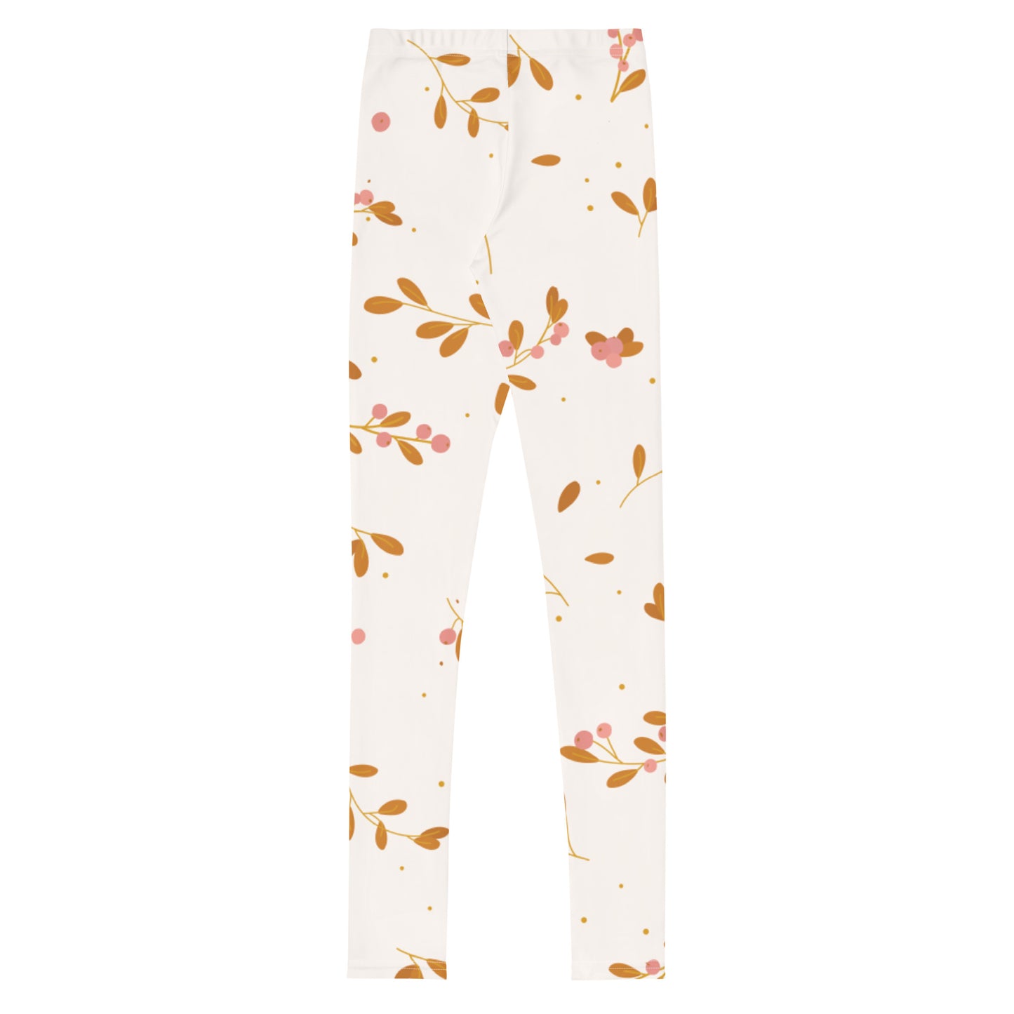 Leaf Print Youth Leggings