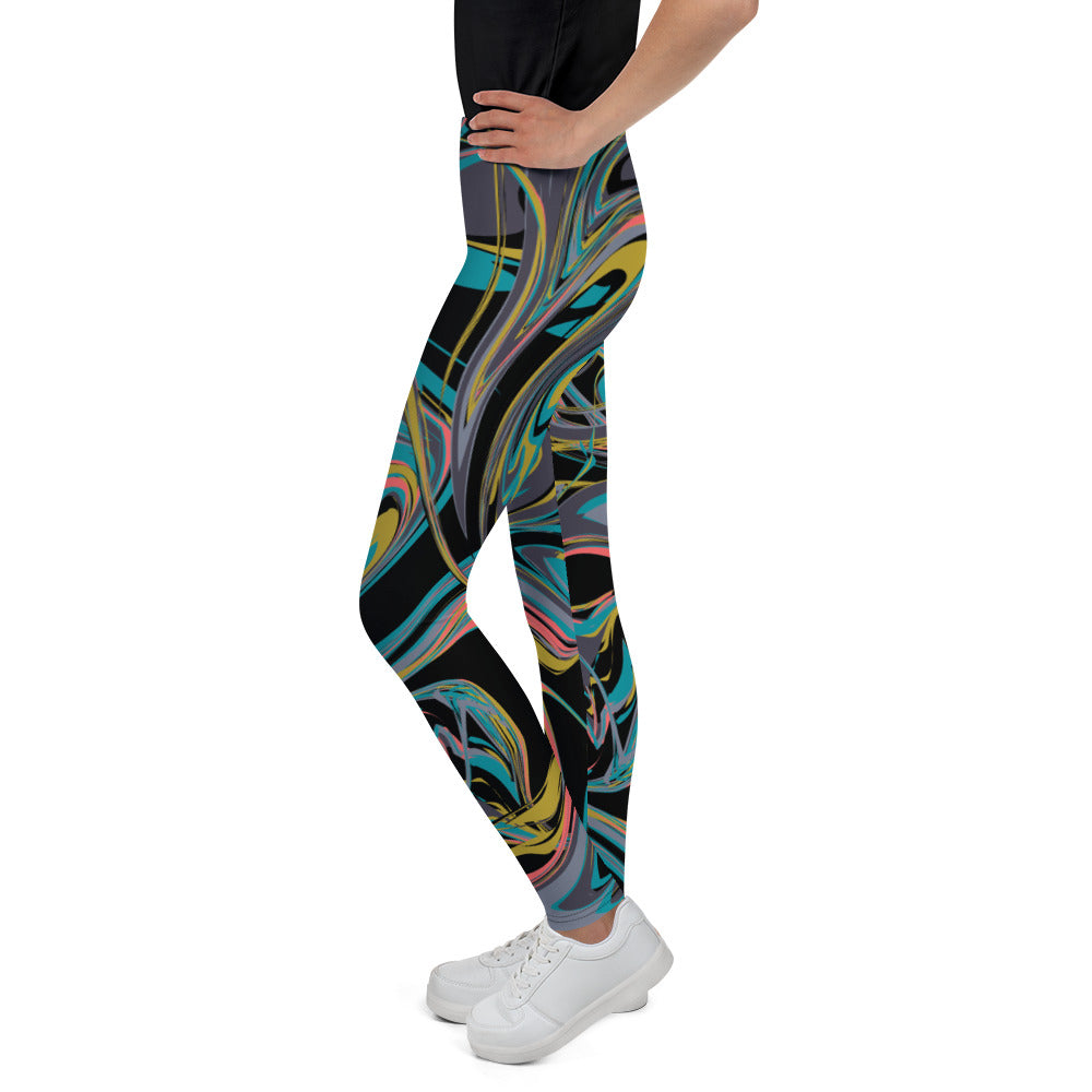 Dark Colorway Youth Leggings