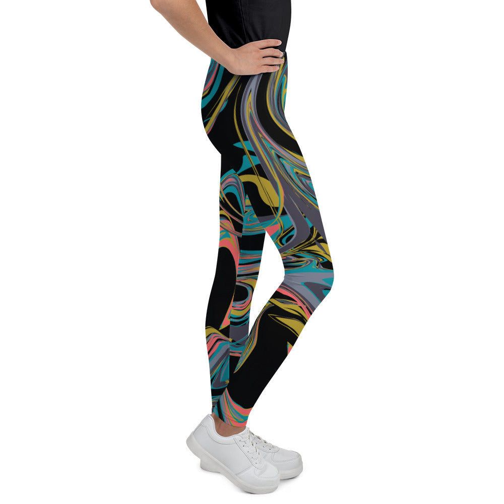 Dark Colorway Youth Leggings