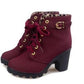 Autumn Thick Heeled Woman Boots