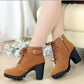 Autumn Thick Heeled Woman Boots
