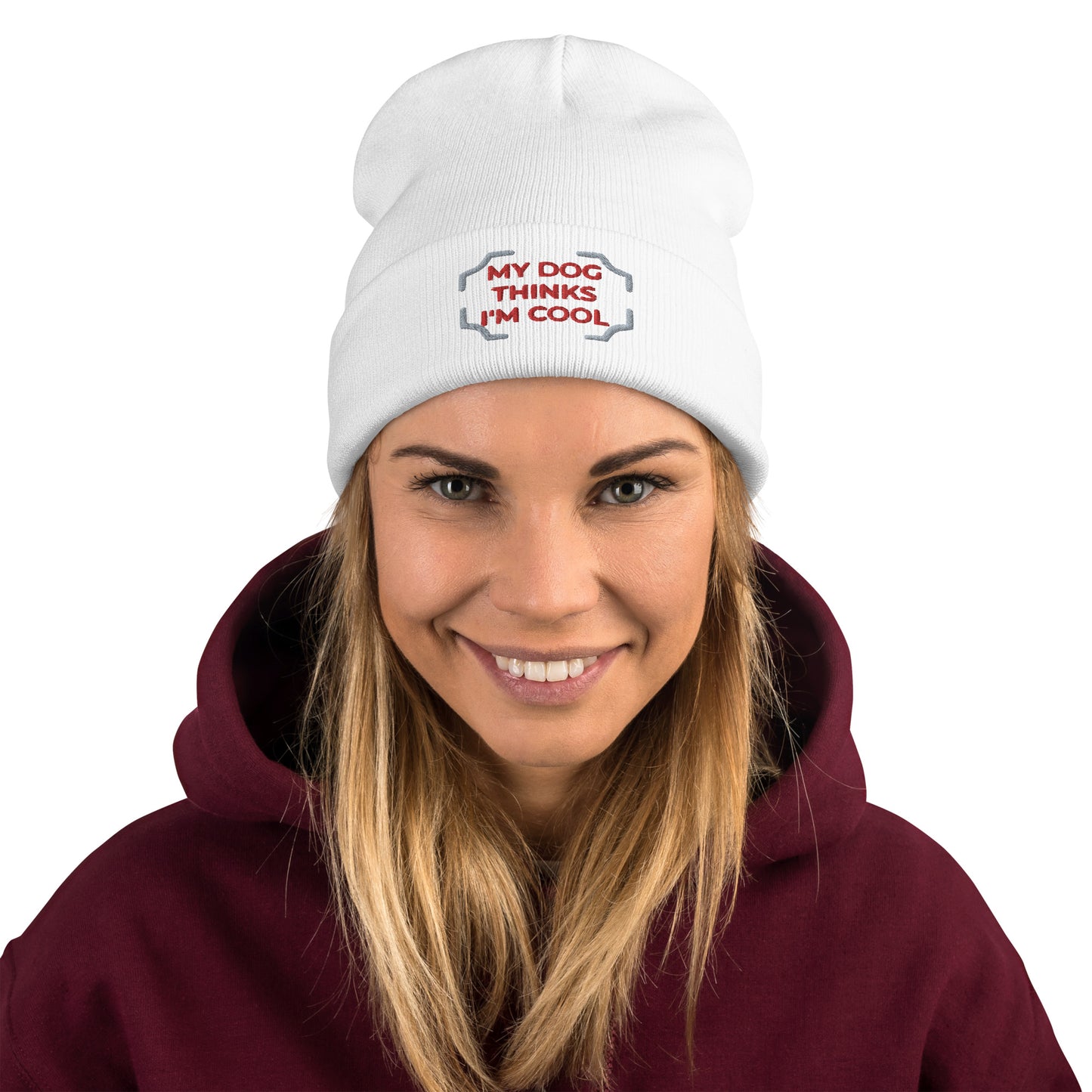 Cool Pets Embroidered Beanie