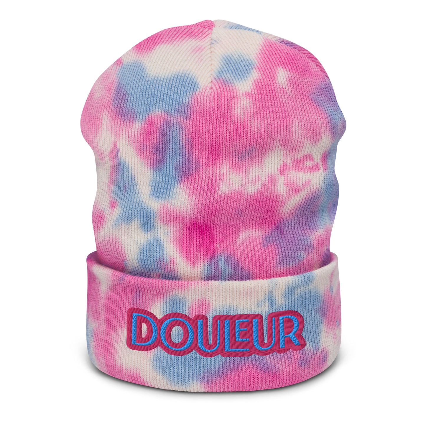 Douleur Cotton Candy Tie-dye Beanie